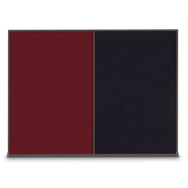 Triple Door Radius Corkboard, 72"X36", B